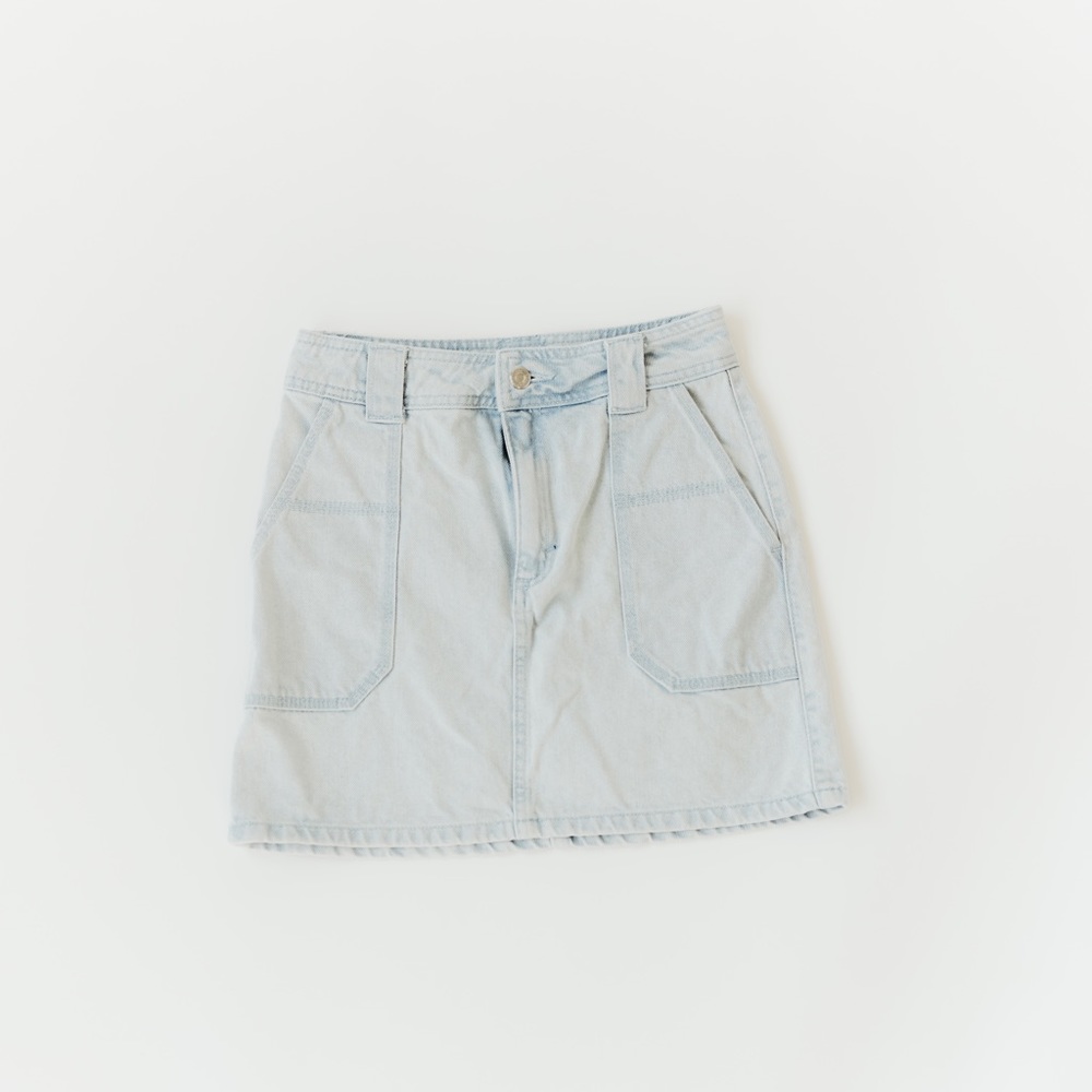 Topshop Denim Mini-skirt